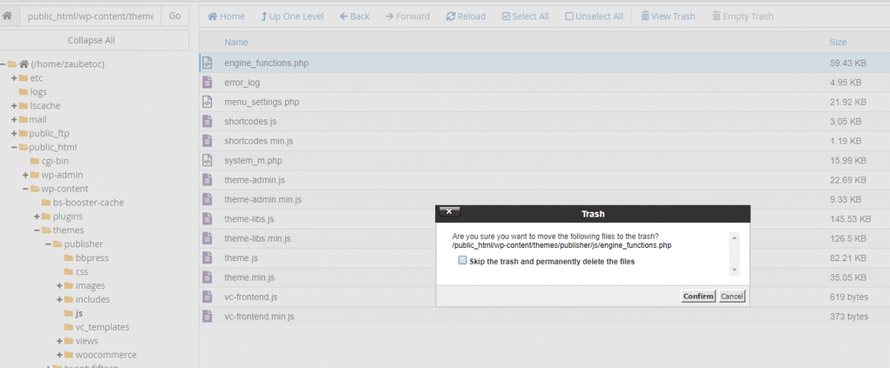 Cách xử lý mã độc trên hosting website