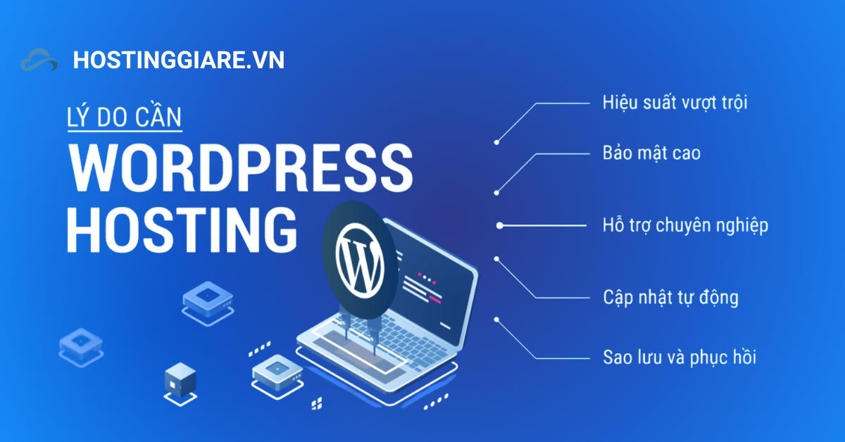 WordPress hosting là lựa chọn tối ưu cho website vì nó được thiết kế đặc biệt để tương thích và tối ưu hóa cho WordPress, mang lại tốc độ, bảo mật và hiệu suất tốt hơn so với các loại hosting thông thường.