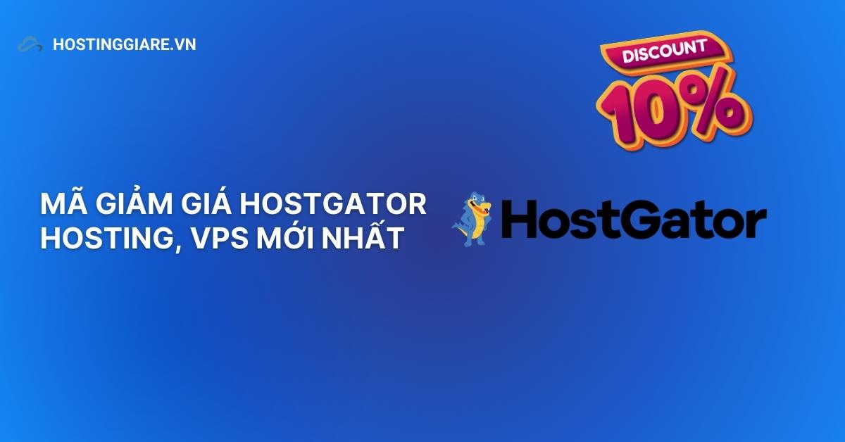 Mã giảm giá Hostgator