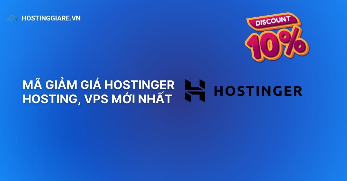 Mã giảm giá hostinger